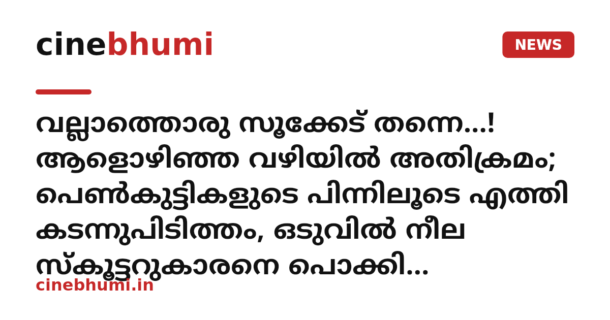 വല്ലാത്തൊരു സൂക്കേട് തന്നെ...! ആളൊഴിഞ്ഞ വഴിയിൽ അതിക്രമം; പെൺകുട്ടികളുടെ പിന്നിലൂടെ എത്തി കടന്നുപിടിത്തം, ഒടുവിൽ നീല സ്കൂട്ടറുകാരനെ പൊക്കി ഡാൻസാഫ്